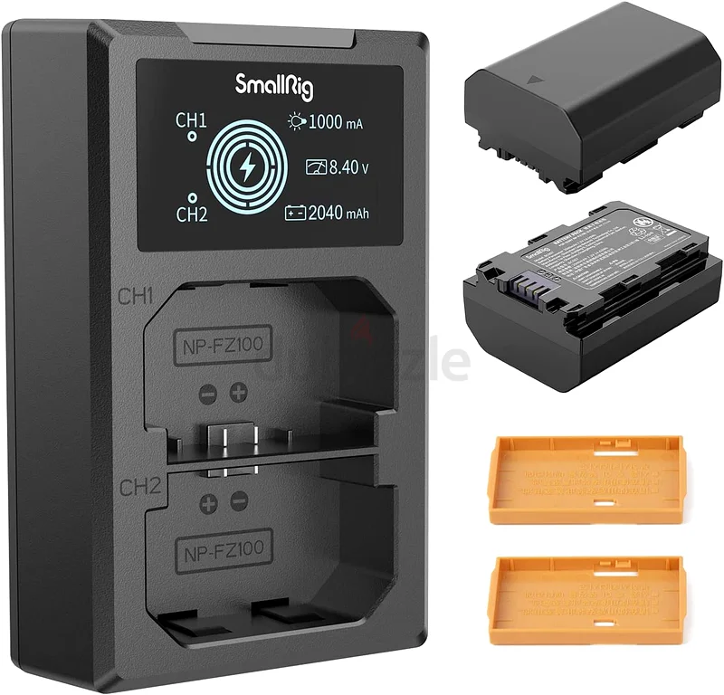 Brand New SmallRig NP-FZ100 Kit with 2 Batteries and 2-Bay USB Charger63203188357123111