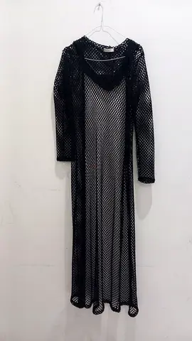 Vest over clothes, openwork and with a cape  XL