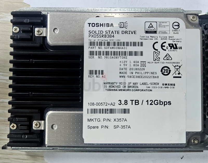 3.84TB ENTERPRISE SAS SSD 12Gbps Read Intensive 2.5 hot-plug SAS SSD FOR SERVER  HIGH WORK LOAD63265097009793114