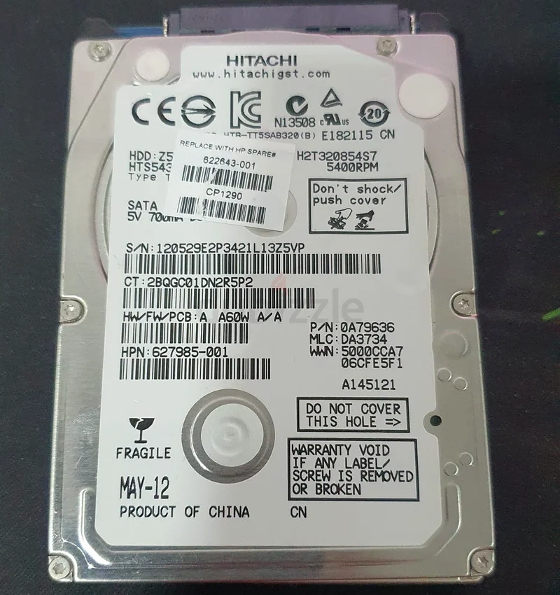 Toshiba / HGST / HITACHI / WD SCORBIO BLUE 500 GB SSD63167577159298113