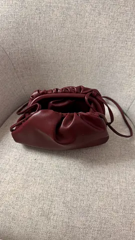 Burgundy bag