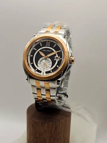 HELVECO Gents quartz watch 2 tone
