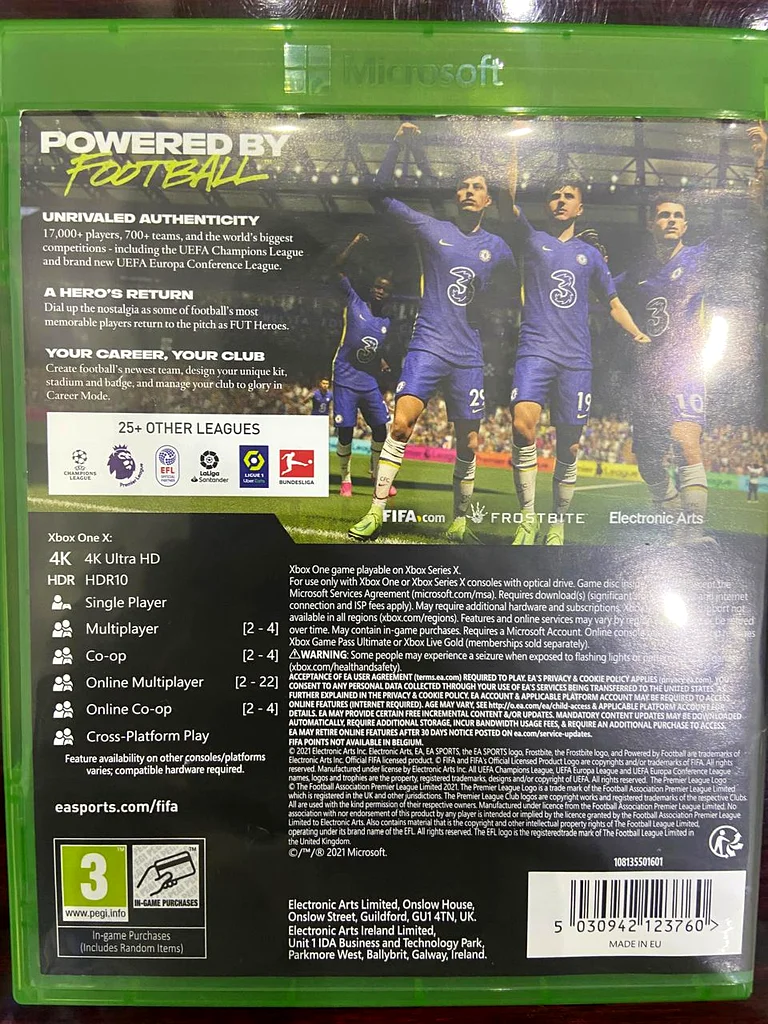 fifa 22 xbox one series x63228833607937113