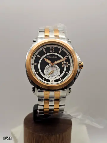 HELVECO Gents quartz watch 2 tone