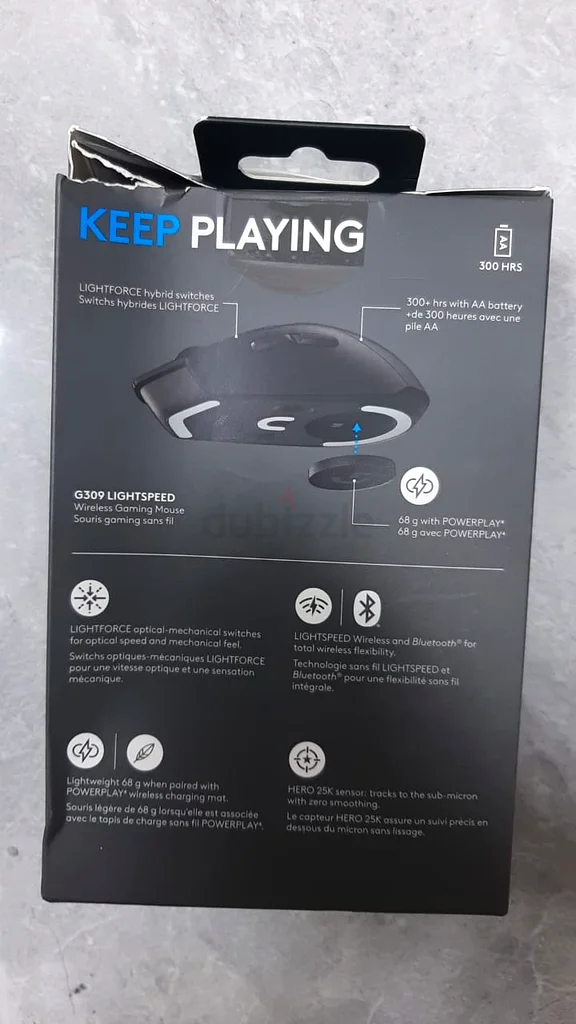 LOGITECH G309 LIGHTSPEED WIRELESS GAMING MOUSE (910-007197) BLACK63166655245058111