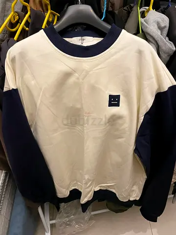 Yellow   Dark Blue  Sweatshirt Hoodie