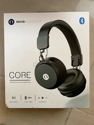 MuveAcoustics Core Wireless Bluetooth Over-Ear Headphones