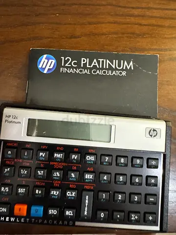 HP 12c platinum financial calculator