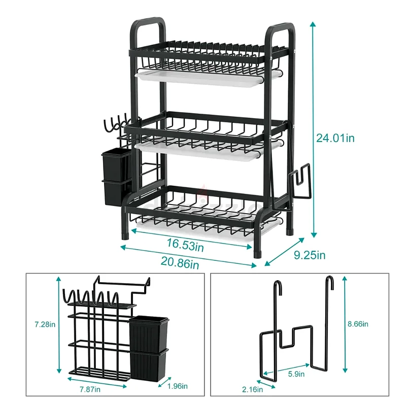 Dish rack,  plate rack, heavy duty dish drying rack63215872238465113