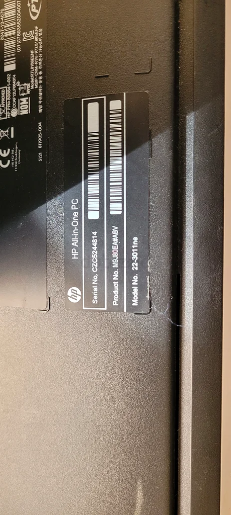 جهاز كمبيوتر سطح المكتب الشامل HP 22-3011ne TouchSmart - مواصفات المنتج63255000030081114