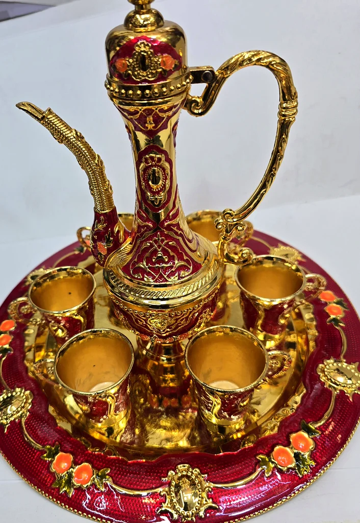 طقم شاي عربي جميل من السيراميك للبيع63177132492545111