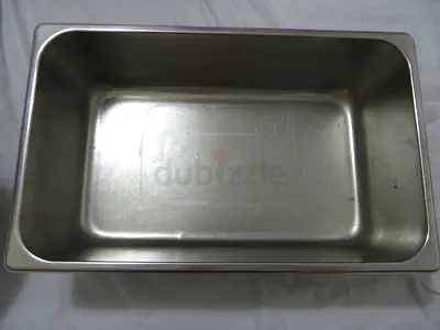 XL STAINESS STEEL BAKING-SERVING TRAY 53cm