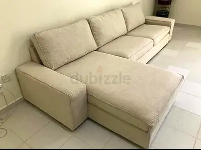 Perfect like Brand new IKEA Kivik L Shape Sofa beige