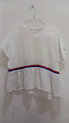 White half-sleeved shirt from Zara, size small