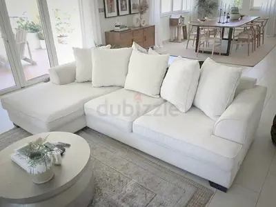 The One Kingston Sectional L Shape Sofa beige