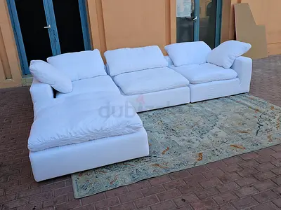 The Loʻoʻm Collection filled  Sofa with footstool