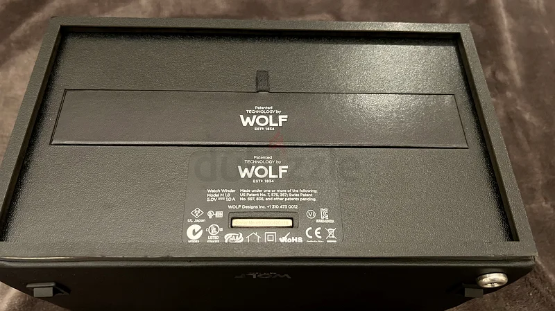 Brand NEW: Wolf Watch winder Memento black double cub63242172264962114