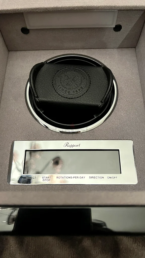 Brand new RAPPORT LONDON Formula Single Watch Winder - Black63242172286851112