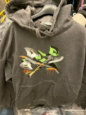 Gray Unisex Sweatshirt Hoodie - cww