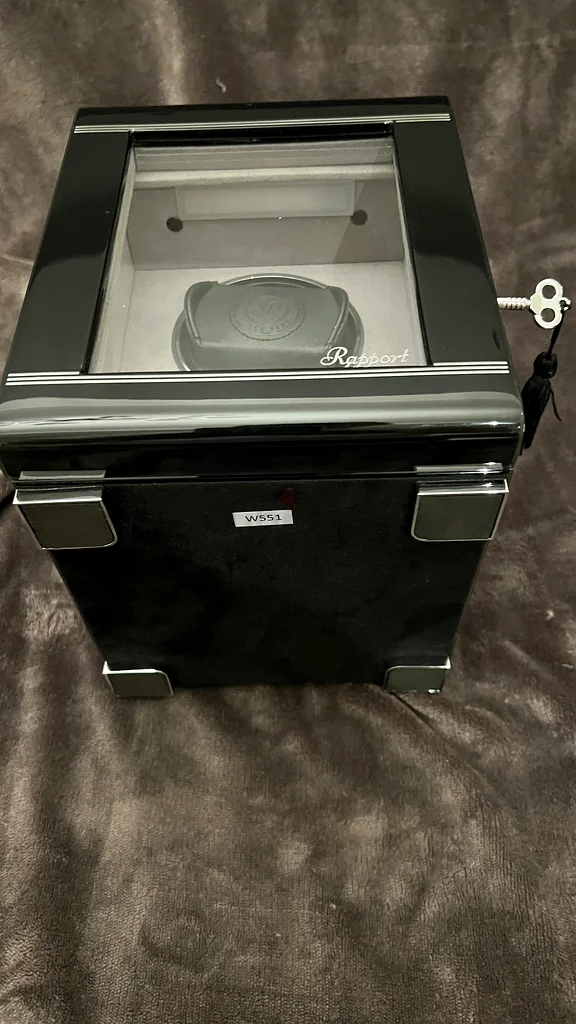 Brand new RAPPORT LONDON Formula Single Watch Winder - Black63242172286851114