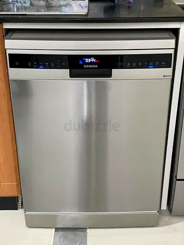 Siemens iQ500 Home Connect Freestanding Dishwasher With 14 Place Settings, Silver, SN25HI76MM