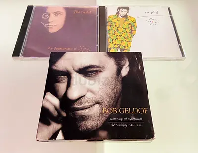 3 Bob Geldof Music CD’s