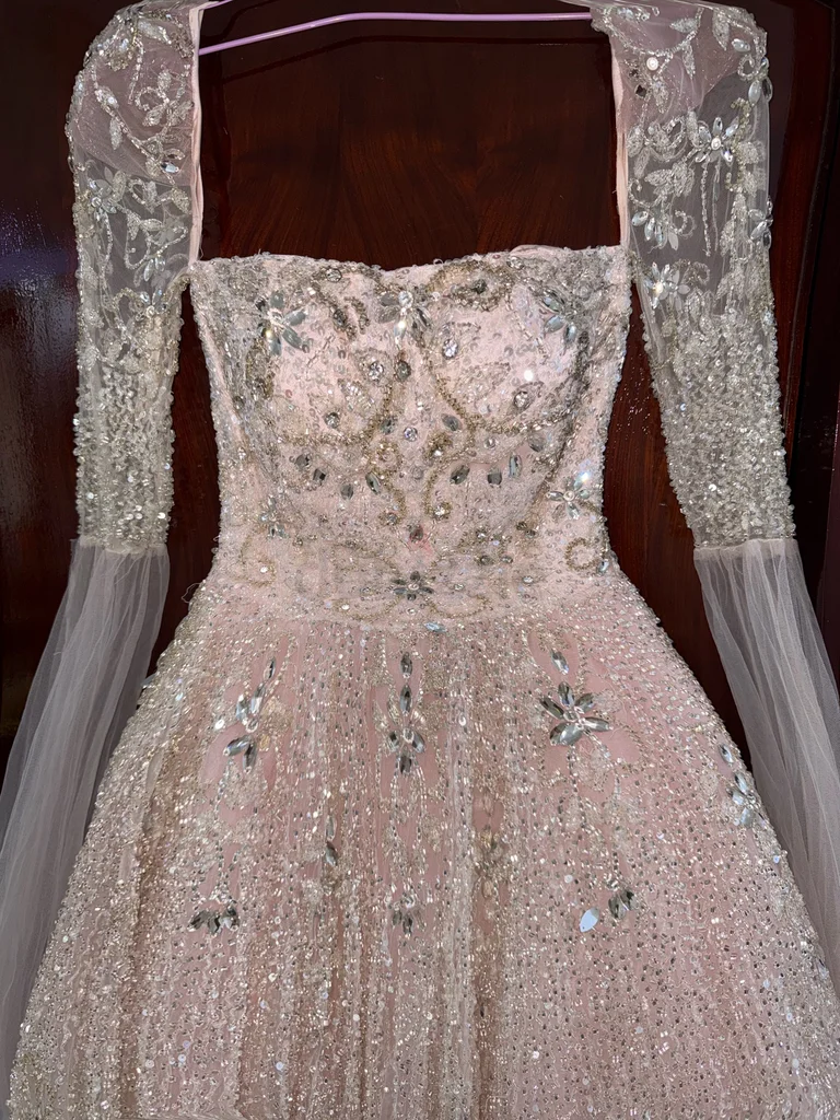 Shine like a princess in a luxurious and unique wedding dress62930661002625114