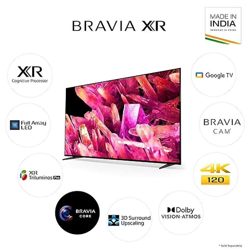 سوني برابيا XR بحجم 75 بوصة X90K | إضاءة خلفية كاملة المصفوفة | 4K يو اتش دي تي إتش دي آر | تلفاز جوجل الذكي63265600490883111