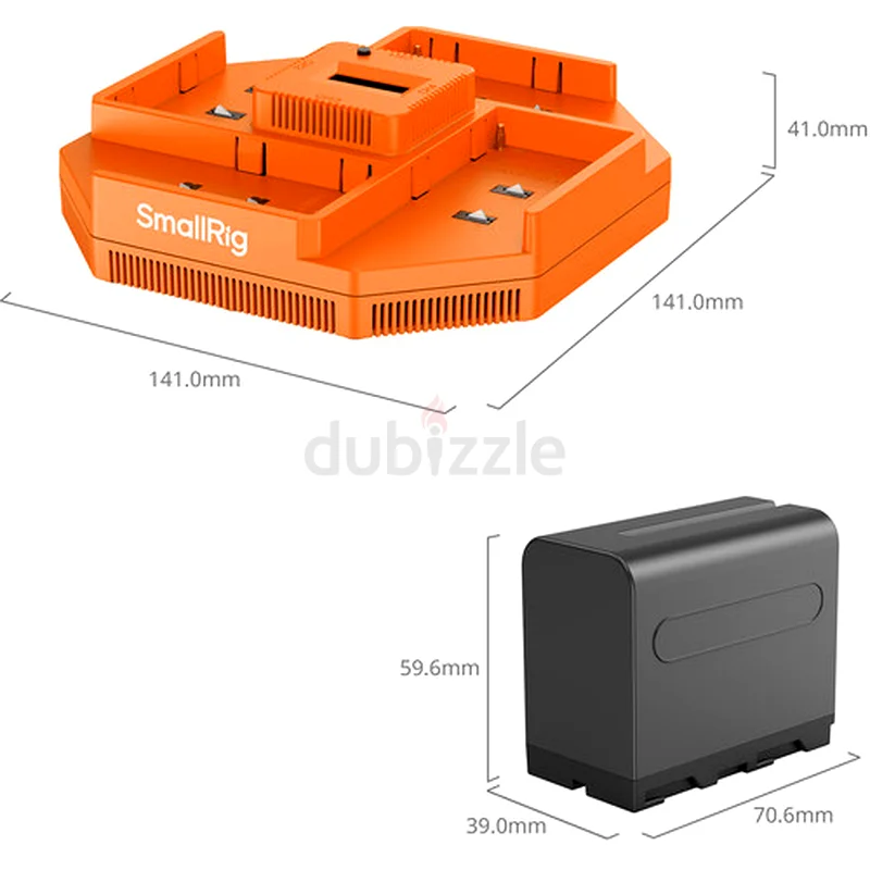 شاحن بطارية الكاميرا SmallRig NP-F970 الجديد بالكامل ذو 4 قنوات62931672186113111