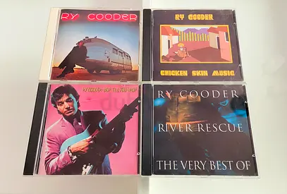 4 Ry Cooder Music CD’s