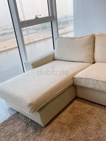IKEA Kivik L Shape Sofa beige perfect Condition
