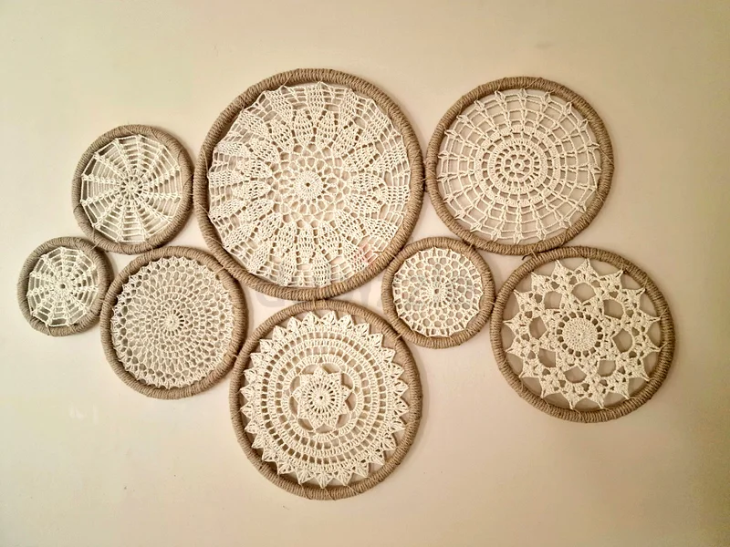Macrame Crochet Wall Hanging 125cm Height X 140 cm Width632262771616021121