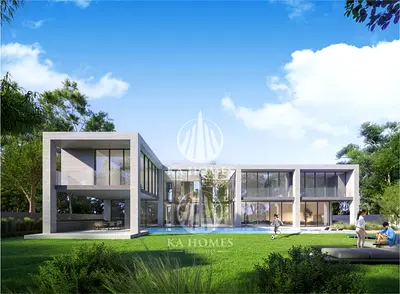 5-room Independent Villa / With Private Pool Inside A Residential Complex In Downtown Sharjah / In