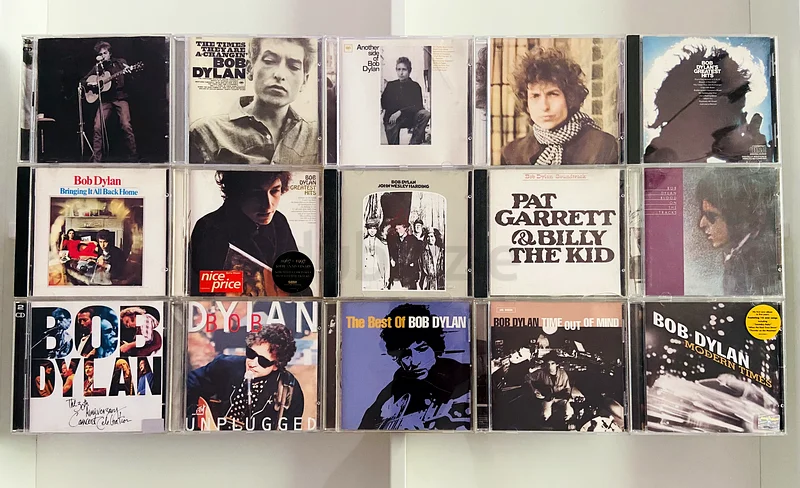 15 Bob Dylan Music CD’s628668378963211111