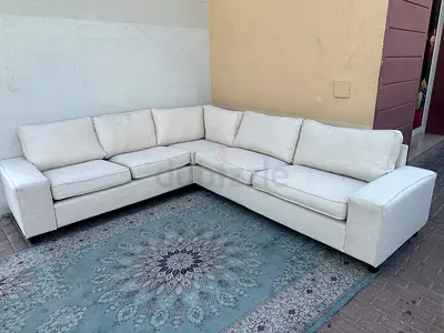 IKEA kivik beige color corner lshape sofa