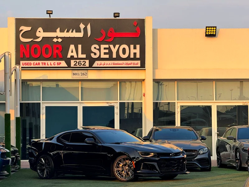 CHEVROLET CAMARO ZL1 GCC 2023  
Service history under warranty  
Original paint  
Zero accidents  
Full option63174308517250114