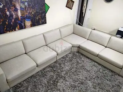Home centre eterno Corner L shape Sofa beige