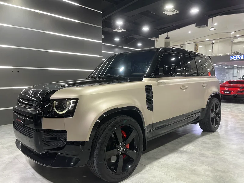 لاند روفر ديفندر HSE P400 V6 موديل 2023، وكالة الخليج المتكاملة، ضمان شامل مع خدمة العقد63227254748929113