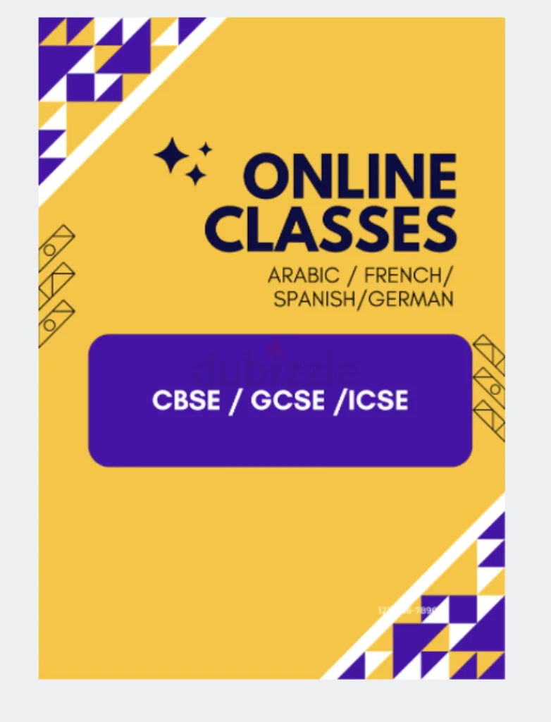 ONLINE CLASSES FOR : ARABIC / FRENCH / GERMAN62863828978049114