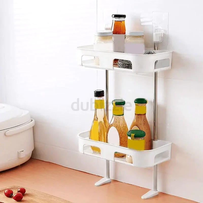 2 TIER TOILET TANK TOP CADDY, WALL MOUNTED ORGANIZER, BATHROOM ORAGNIZER63216354840323113