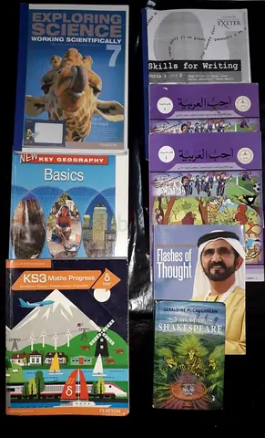 High School Books - Science, Maths, Geography, Literature, English Language