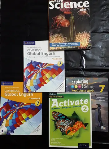 Cambridge and Edexcel books - Science, Maths, English Language