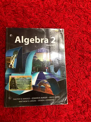Algebra book american school