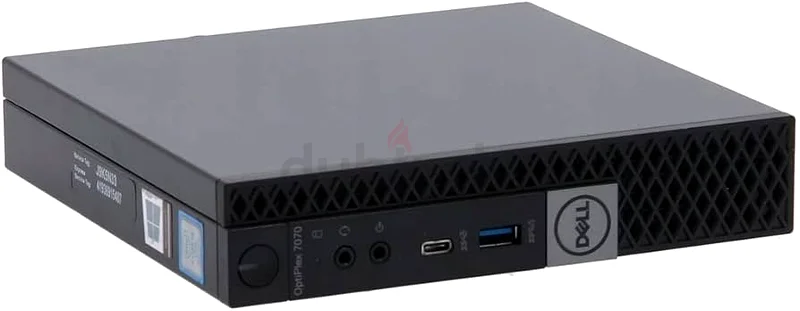 الجيل التاسع من معالج Intel Core i5، حاسوب صغير Dell OptiPlex 7070، ذاكرة وصول عشوائي DDR4 بسعة 16 جيجابايت، سعة تخزين SSD NVME 256 جيجابايت، نظام التشغيل ويندوز 11 برو، واي فاي مدمج62931666118273111