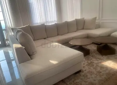 The One Kingstone Sectional U shape Sofa beige