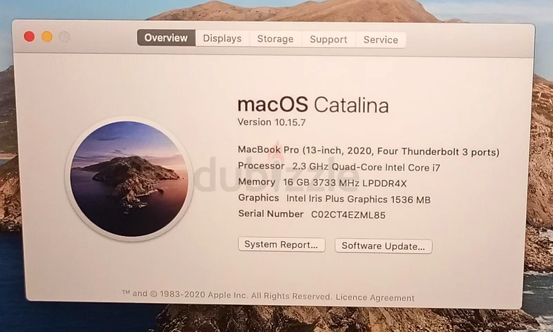 أبل ماك بوك برو A-2251 كور i7 2020 16/51263265096962818111