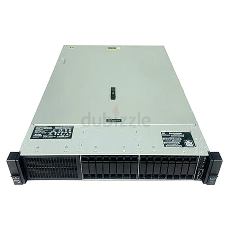 256 جيجابايت رام - 96 نواة - خادم HP ProLiant DL380 Gen10 - معالجان Intel Xeon Platinum 8160 - 2 تيرابايت SSD + 7.2 تيرابايت SAS HDD - 16 SFF63265096080643111