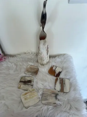 ‏coaster set hand made