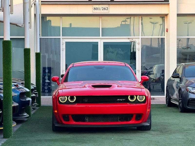 DODGE CHALLENGER HELLCAT SRT GCC 2015 ( 717HP) Original paint  Zero accidents  Full option63173488430466114
