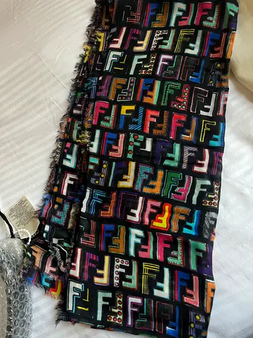 New Fendi shawl with tag